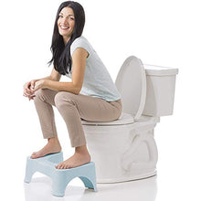 YYJDM-Sgabello da Toilette Sgabelli da Bagno Sgabello da Bagno Squatty Poggiapiedi da Toilette Squat Sgabello da Toilette Sgabello per WC Mobili da Bagno, Blu, CN