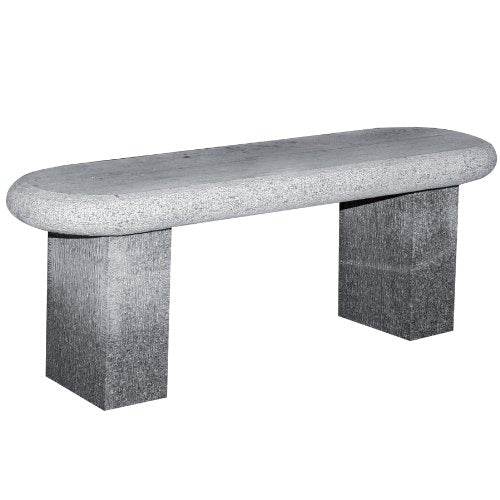 PANCHINA PANCA IN GRANITO SCOLPITO A MANO VILLA ADRIANA ARREDO PIAZZA GIARDINO