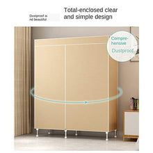 XYBB Armadio Camera da Letto Tubo in Acciaio Semplice Irrestile Rinforzato Stoccaggio Tutti I Vestiti in Acciaio Appeso Telaio 110 * 46 * 175cm 8