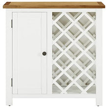 vidaXL Legno Massello di Rovere Cantinetta per Vini Portabottiglie Rastrelliera per Vini Mobiletto per Bottiglie Mobili per la Cucina 80x32x80 cm