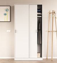 Habitdesign Jenny B01 Armadio Anta Scorrevole, Legno ingegnerizzato, Bianco, 100 x 50 x 200 cm