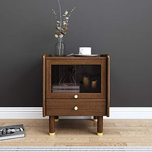 H-Comodini Camera Tavolino Laterale Comodino Noce Solido Nordic Bedside Governo di immagazzinaggio Camera Piccolo gabinetto Locker