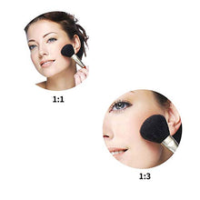 MRJ Specchio Ingranditore da Trucco con Luce LED Specchio Trucco da Parete Lente d'Ingrandimento 3X Girevole 180 ° Cromato in Metallo Forma Quadrata