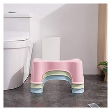 Bagno Squatty Vaglia Toilette Sgabello per Bambini Donna Incinta Sedile Toilette (Colore : White)