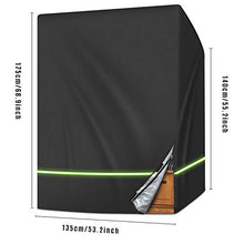 Copertura per sedia da spiaggia,Copertura Telo Impermeabile per Mobili da Giardino Sedia,Materiale impermeabile,Copertura protettiva per Sedie a sdraio giardino Altalene,140/175*135*105cm