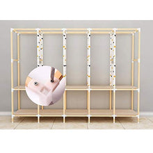TWDYC Armadio Spazio Domestico Mobili Camera Locker Armadio Moderno Semplice Assemblea Economico Semplice Camera gabinetto for Bambini Bagagli