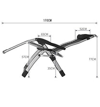 CGF- Sedie a sdraio Pieghevoli Sedia Pieghevole Sedia da Salotto Portatile Zero Gravity Facile Regolazione Multi-Angolo Pieghevole per Interni ed Esterni