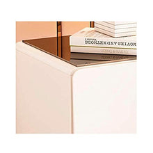 Comodini Bianco Moderno Semplice Governo di immagazzinaggio di Stile Europeo Bagagli (Size : 50×42×56cm)
