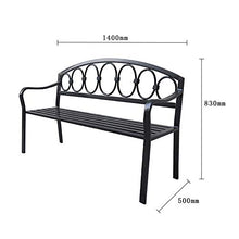 Panche Da Giardino Patio Con Giardino, Mobili Metallo Panchine Tempo Libero All'aria Aperta, Panche Telaio In Acciaio Con Braccioli E Schienali Cavi, Per Le Piazze Di Strada Cortile Porticato
