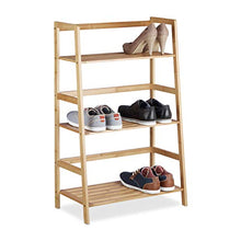 Relaxdays Scaffale Libreria in bambù, HLP: 91 x 51 x 32 cm, 3 Ripiani Portaoggetti, Mobile per Camera, Salotto, Naturale, Legno, Marrone Chiaro, 1