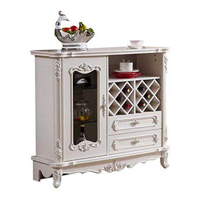 Cucina Mobili Credenza Governo di immagazzinaggio Governo Pranzo Simple White pensile,116 * 38 * 102cm