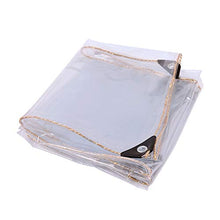Telone Antistrappo, Telone Copertura Antipioggia For Isolamento Vegetale Film Morbido In Pvc Trasparente Occhiello In Metallo Tenda Da Sole For Patio Esterno(2x2m/6.6x6.6ft)