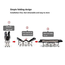 ZHANGYY Lettino da Campeggio Pieghevole Leggero e Resistente con Materasso, Lettino da Campeggio Pieghevole, Letto per Dormire, per Adulti Prendere Il Sole in Spiaggia, Patio, Spiaggia, escursionism