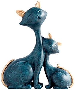 HZYDD Home Decoration Resin Bedroom Bedroom Placement Living Room Artigianato Armadio di Vino Creativi Studio Invia Amici Regali Stili di Stile Semplice (Color : Blue, Size : 31 * 25.5 * 11cm)