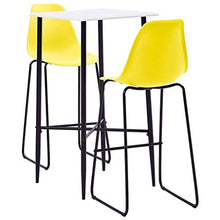 Set da Bar 3 pz in Plastica Giallo