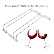 Scaffale pensile per portabottiglie in acciaio inossidabile da 35 cm a doppia fila per bar Mobili da cucina per la casa