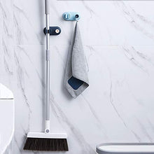 ZXCASDF Gancio Mop Multifunzionale Libero Punzonatura Cremagliera Appeso A Parete Bagno Super Forte Adesivi Viscosa Gancio Adesivo Fibbia Portante Fermaglio Mop Artefatto,Blu