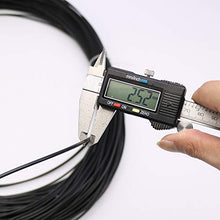 Materiale di tessitura circolare in rattan sintetico, in rattan sintetico, 500 g, colore: nero
