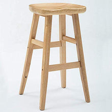 GST Sedia Sgabello da Bar in Legno massello Moderno semplicità Creativa Usura Antiscivolo Bar Cafe Sgabello Pratico da casa