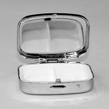 Scatola quadrata per pillole in rame e diamanti geo neri alla moda, organizer per pillole da viaggio per integratori di vitamine