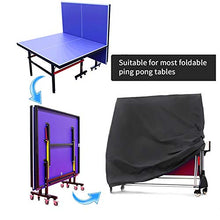 Xiliy Copertura Protettiva per Tavolo da Ping Pong Impermeabile 420D Oxford Polietilene 165 x 70 x 185 cm