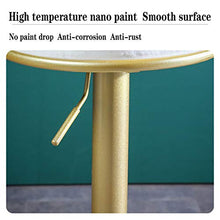 QHW Sgabello da Bar con Schienale in Metallo Farfalla, Girevole e sollevabile, Sgabello Alto per la casa di Lusso Leggero, Sgabello da Bar ergonomico (Multicolore Opzionale)
