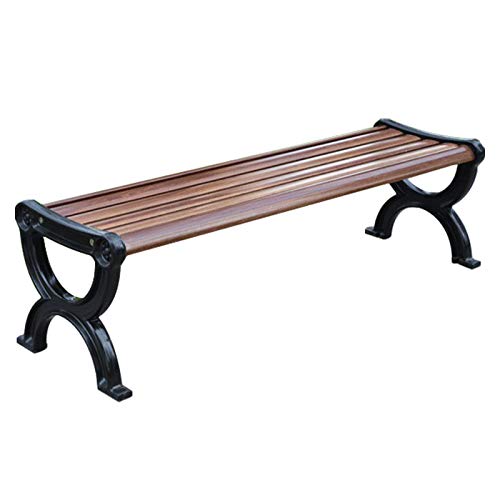 GUARD Panchina da Giardino All'aperto, Panchina 3 Posti Resistente alle Intemperie con/Senza Schienale, Struttura in Metallo E Acciaio E Sedile in FRP Anticorrosivo