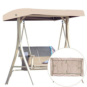 Magent - Copertura impermeabile di ricambio per sedia a dondolo per esterni, giardino, veranda, cortile, copertura superiore solo 175 x 110 cm