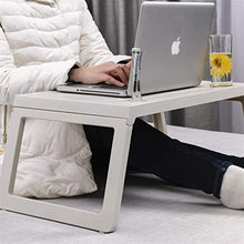 HHOSBFSS Scrivania Pieghevole, Scrivania per Laptop Regolabile per Computer Domestico, Tavolo da Studio per Dormitorio Picnic, Tavolo da Studio per Laptop (Color : Gray)