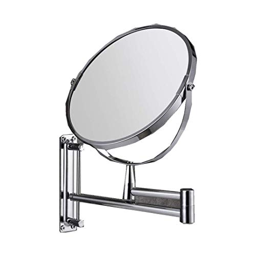 SGSG Specchio da Bagno con ingrandimento 1X5X Estensibile da 8 Pollici Specchio da Bagno Specchio da Parete per Trucco Specchio Intelligente