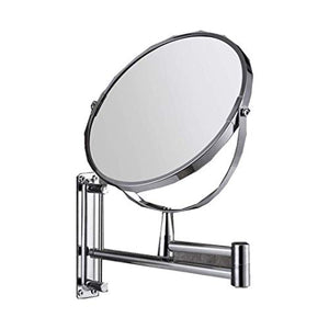 SGSG Specchio da Bagno con ingrandimento 1X5X Estensibile da 8 Pollici Specchio da Bagno Specchio da Parete per Trucco Specchio Intelligente