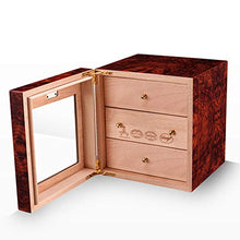 Humidars Cigar Humidor - Regalo di Natale di lusso Gabinetto Cigar Humidor Storage Box Wirth alta lucida in legno con Free igrometro e ampHumidifier mantenerlo fresco .Scatola di immagazzinaggio di ci