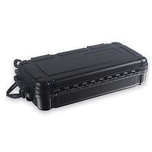 Minmin Cigar Box di plastica sigillato a Tenuta di Spugna Fodera Portatile Humidor Cigar Box, 220x130x52mm Accessori del Sigaro (Size : 220x130x52mm)