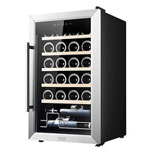 Cecotec Cantinetta GrandSommelier 24000 inox Compressor. 24 bottiglie, compressore, alte prestazioni, temperatura regolabile, classe di efficienza energetica B.