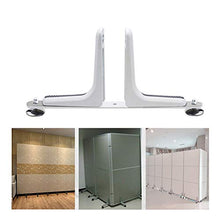 BIN Office Desk Divisore Morsetto Supporto Schermo Mobile Lega di Alluminio Mobile Piedi a mensola Equilibrio Schermo Piedi Schermo Fisso,Bianca