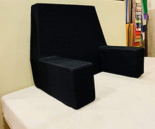 RESINGOMM Poltrona Extra Confort a Schienale Alto Inclinato. Utilizzo da Letto o Divano, per Lettura, sostentamento Anziani e invalidi e Visione TV