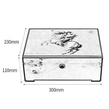Cigar Box, Cigar Humidor Legno di Cedro Cigar Box Cigar Box Collection Idratante Box Grande capacità 4 Opzionale Alta qualità (Size : A)