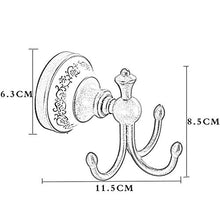 WHSS. Ganci Appendiabiti in Ceramica Nera A Tre Ganci Appendiabiti Placcati in Rame Ganci Singoli Appendiabiti for Bagno A Parete for Bagno all'Ingrosso