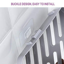 FQYYDD Treppiede da Bagno 1Pz Scaffale da Bagno Scaffale da Parete Treppiede da Cucina. Grigio Chiaro