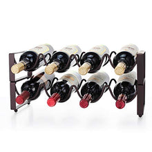 HiiGlife Ferro Bottiglia di Vino Rack Possono Essere impilati Wine Rack Multi Bottiglia di Vino Cabinet Display Rack