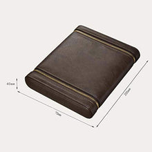 YUTRD ZCJUX Cedar Cigar Idratante Set - Viaggi Portatile Cuoio di Alta qualità Brown Mano Cigar Box