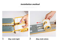 SSAYY Mop Clean Mop Piatto Biadesivo Magic Mop Telescopico Push Spazzatrici Detergente per Pavimenti Duro Pigro Vassoura capacità di Auto-Strizzare