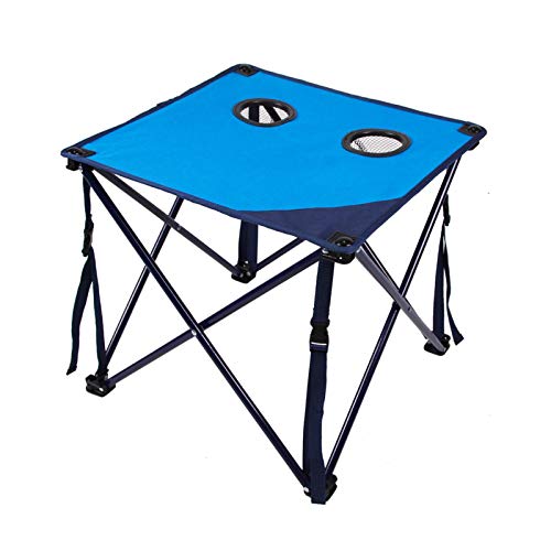 LHJJ Tavolo Pieghevole Ultraleggero con Portabicchieri, Tavolino Campeggio Portatile, Zaino Pieghevole Tavolo in Stoffa, Campeggio, Picnic, Spiaggia, Borsa per Barbecue Familiare-Facile da Pulire