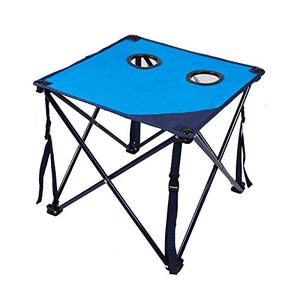 LHJJ Tavolo Pieghevole Ultraleggero con Portabicchieri, Tavolino Campeggio Portatile, Zaino Pieghevole Tavolo in Stoffa, Campeggio, Picnic, Spiaggia, Borsa per Barbecue Familiare-Facile da Pulire
