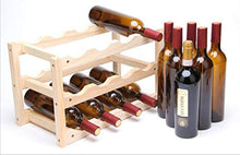 Buy and buy at Brandon Creative Wine Rack Wood Ornaments Home Pine Wine Shelf Wine Cabinet Shelf Wooden Display StandWoodA