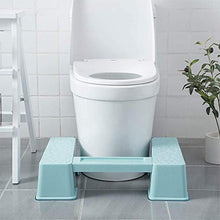 Sgabello per WC in plastica, adatto a tutti i servizi igienici e il bagno, con uno spessore di spessore, rimovibile per risparmiare spazio in bagno.