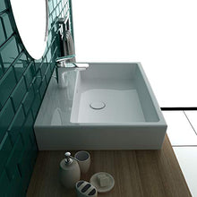 Duravit Vero Air - Lavabo da parete in ceramica sanitaria, 60 x 47 cm, con 1 foro per rubinetto, utilizzabile anche come lavabo sopra, con kit di fissaggio per montaggio a parete