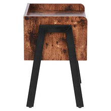 Tavolino Laterale da Divano Comodino in Legno Comodino Fine Divano Tavolo Stile Vintage per Soggiorno Camera da Letto