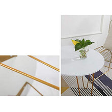 Yyqx Comodino Tavolino da caffè Semplice in Ferro battuto in Balcone, armadi Laterali del Divano, tavolino Minimalista Nordico Comodini Letto