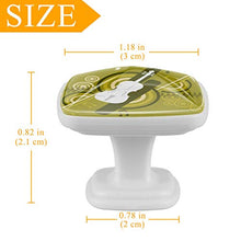 Set di 4 maniglie rotonde per armadio da cucina, credenza, cassettiera, cassettiera, con viti, per cucina, comò, armadietto, bagno, armadio e chitarra musicale.